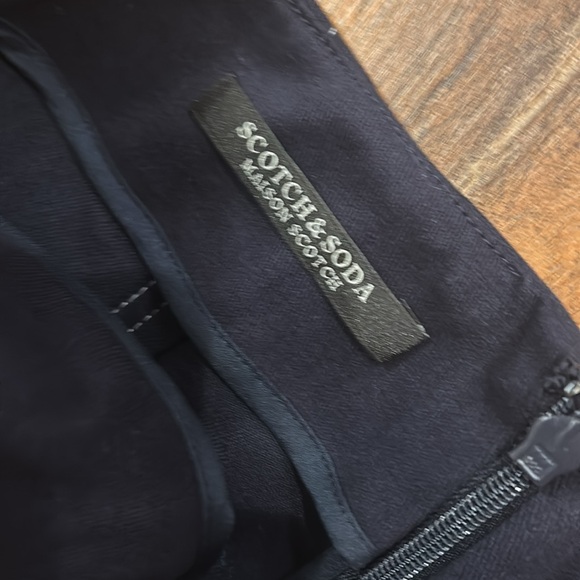 Wide leg Icons of Scotch crop pant Navy size S nwt - Picture 4 of 7